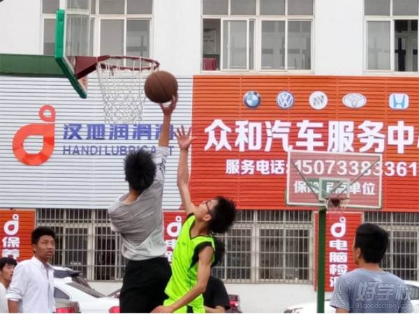 株洲县职业中等专业学校的篮球比赛