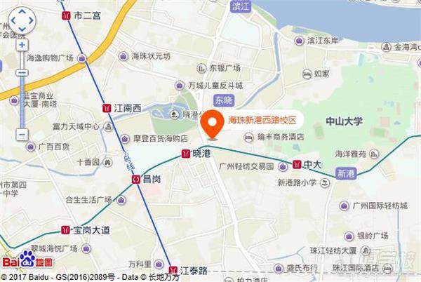 广州市实验技工学校的地图标注