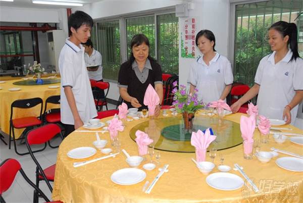 广州市侨光财经职业技术学校的餐饮实习基地