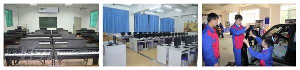 广州通用职业技术学校的实训室