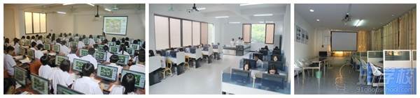 广州市南华工贸技工学校的电子商务实训室